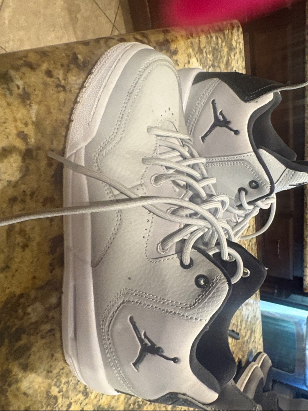 Jordan Kids' White and Black Mid-Top Sneakers air Jordan courtside 23